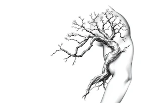 Justin  and cherry blossom tree tattoo idea