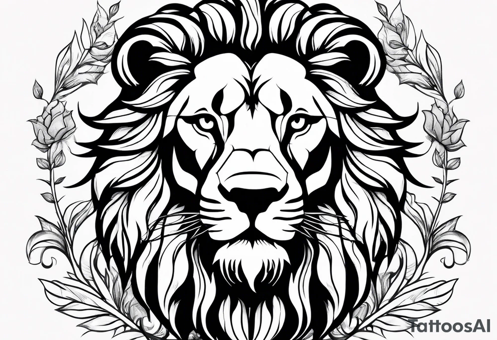 Lion tattoo idea