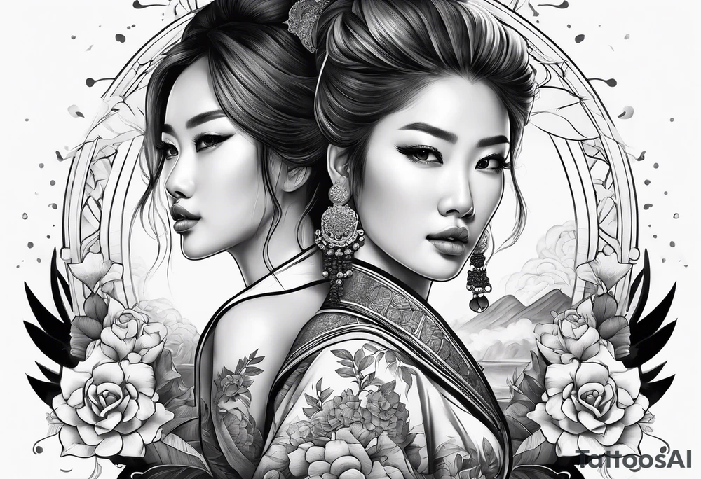 Vietnamese culture tattoo idea