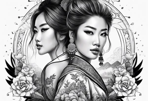 Vietnamese culture tattoo idea