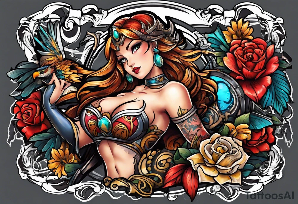 Fight tattoo idea