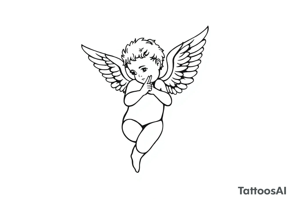 cherub tattoo idea