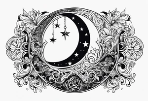 Crescent moon,freedom, peace, atheist tattoo idea