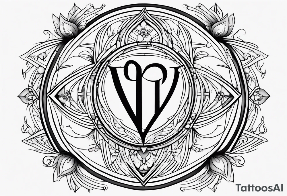 Love, source, abundance, Gemini symbol tattoo idea