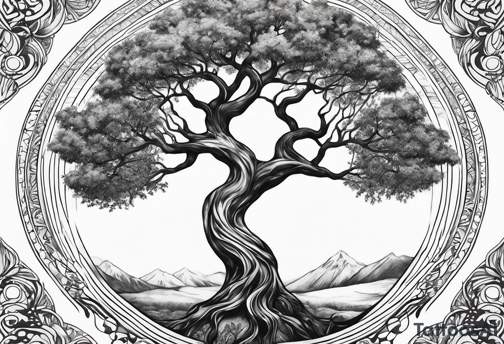 tree of life tattoo idea