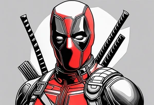 shared with my girlfriend deadpool tattoo idea