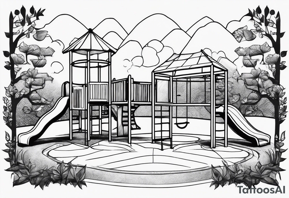 PLAYGROUND tattoo idea