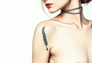 Woman tied up tattoo idea