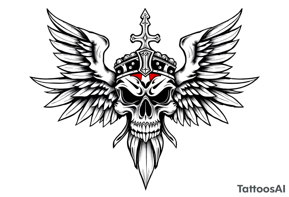 American and German heritage, with Christian traditions tattoo idea