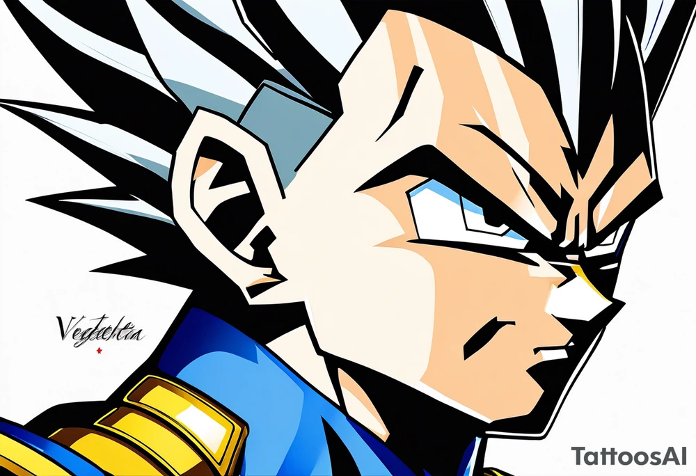 vegeta tattoo idea