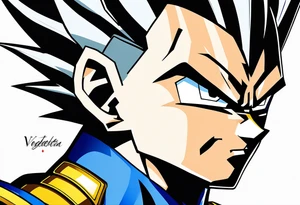 vegeta tattoo idea