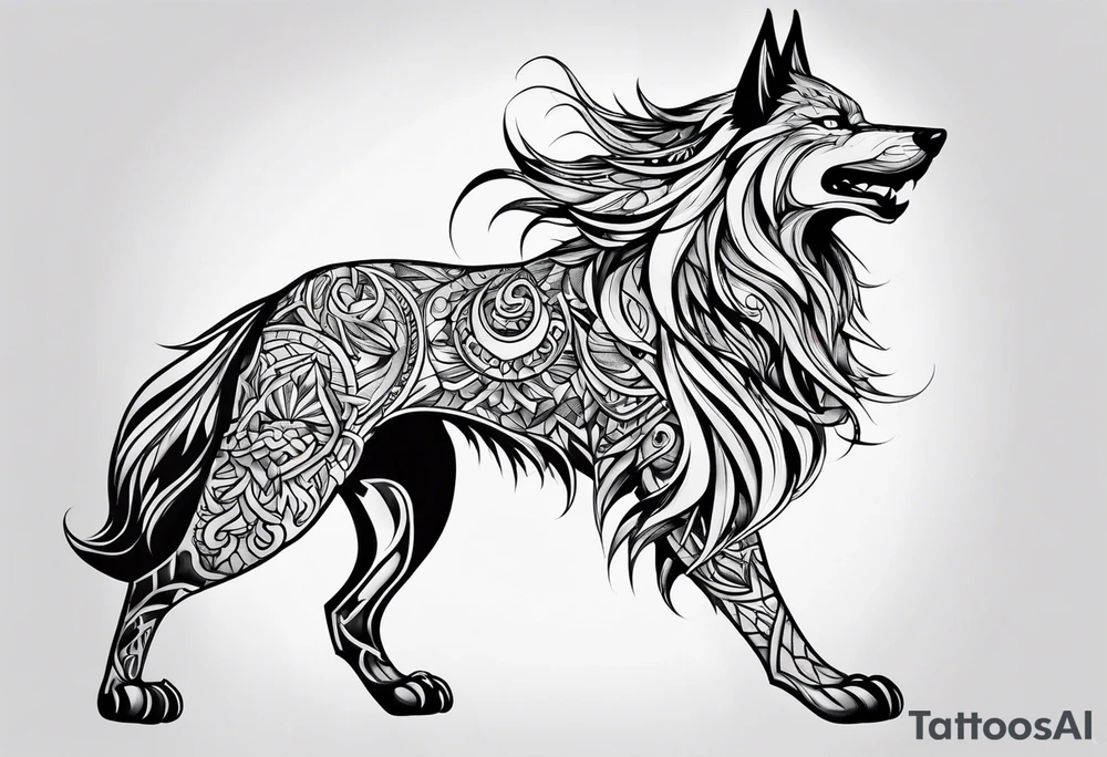 Fenrir tattoo idea