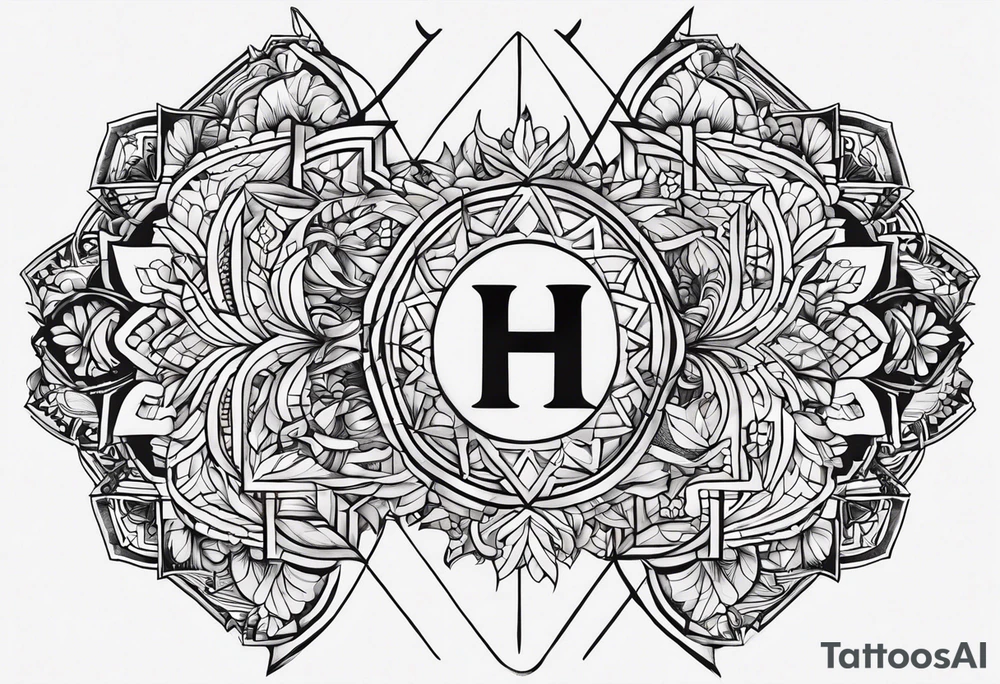 The words: "Надежды нет" are crossed out tattoo idea