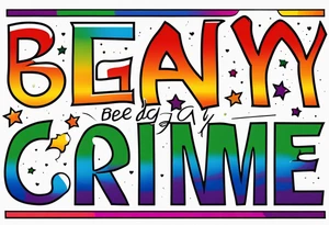 Be Gay Do Crime tattoo idea