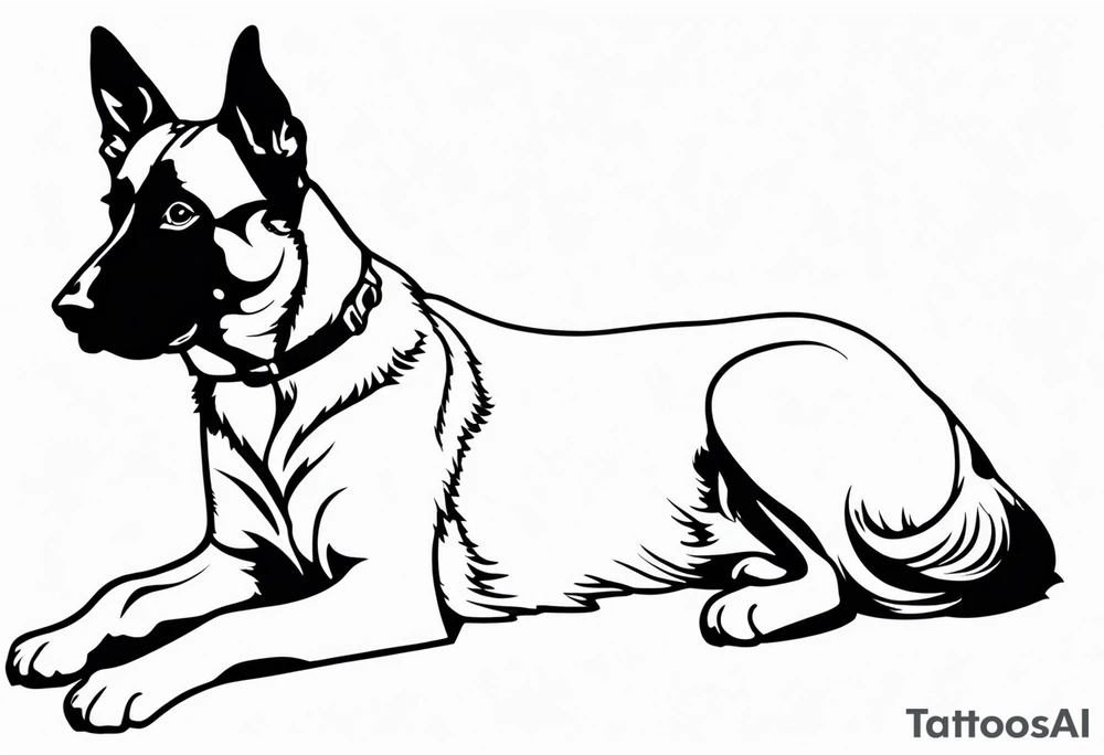 Belgian malinois, Scottish terrier, border collie, papillon tattoo idea