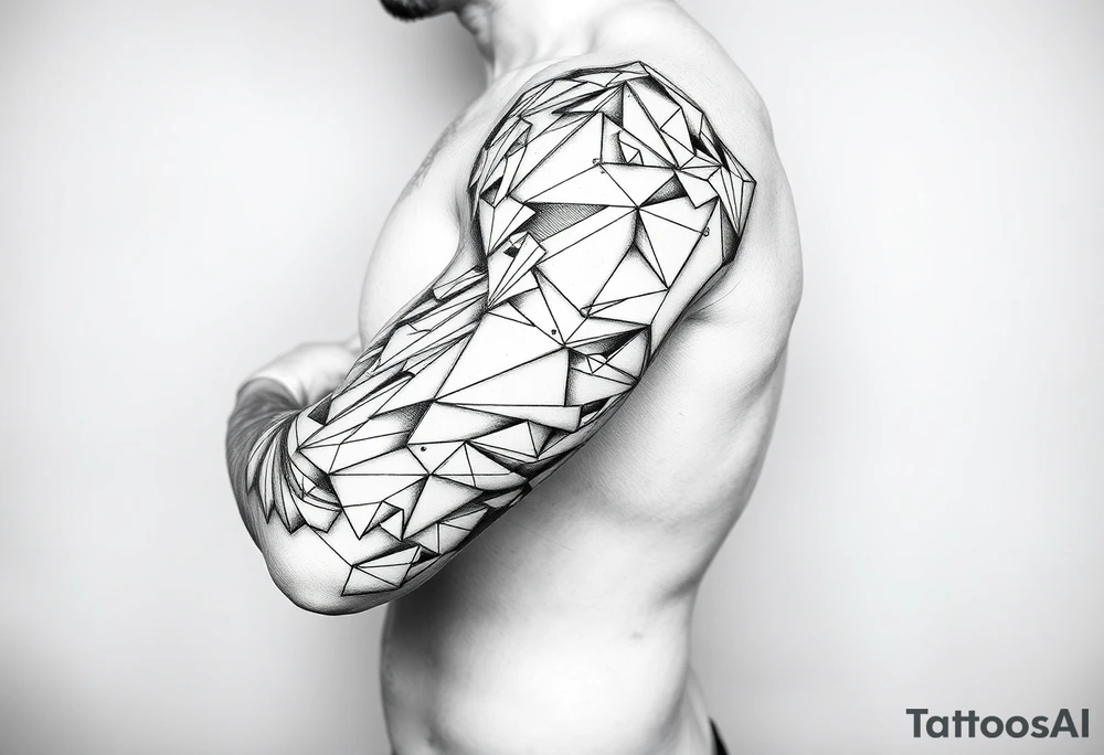 geometric tattoo idea
