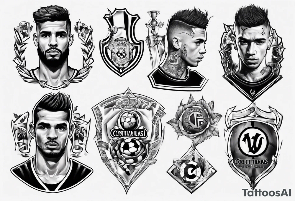 Corinthians player Cássio tattoo idea