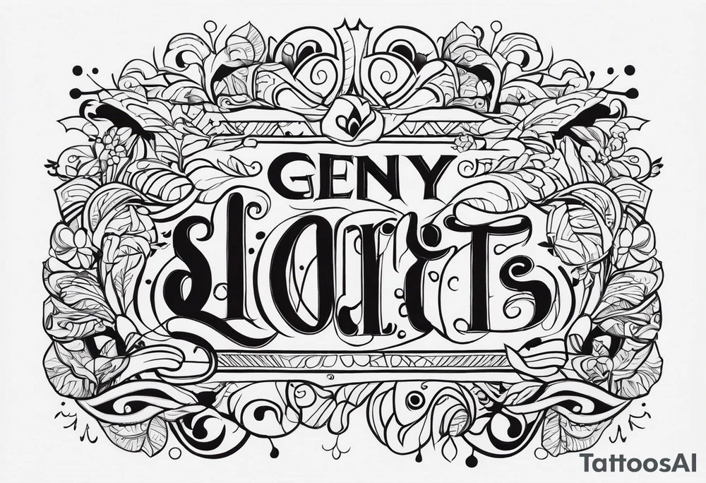 Let them tattoo idea