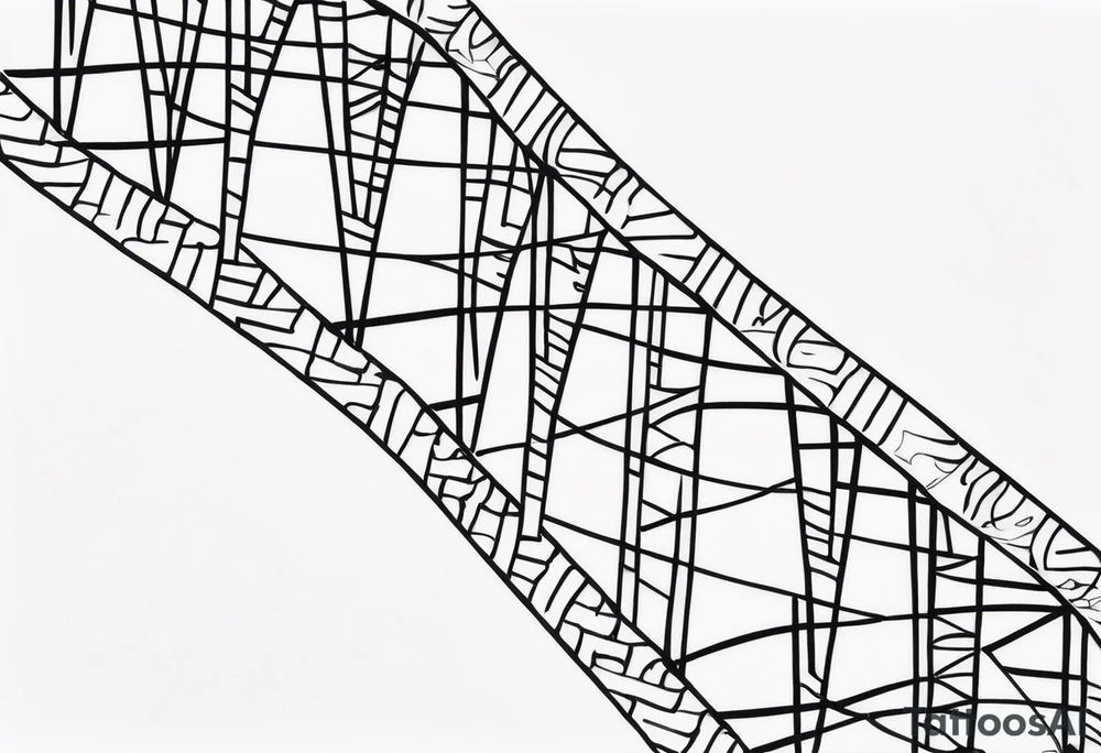 Dna strand tattoo idea