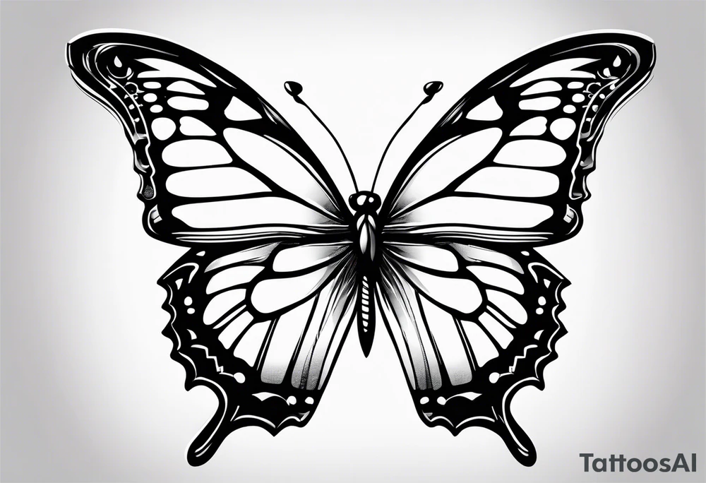 Butterflies tattoo idea