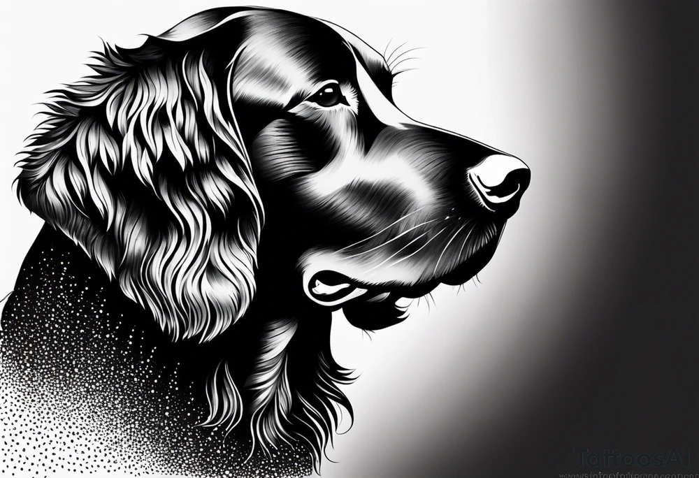 irish setter tattoo idea