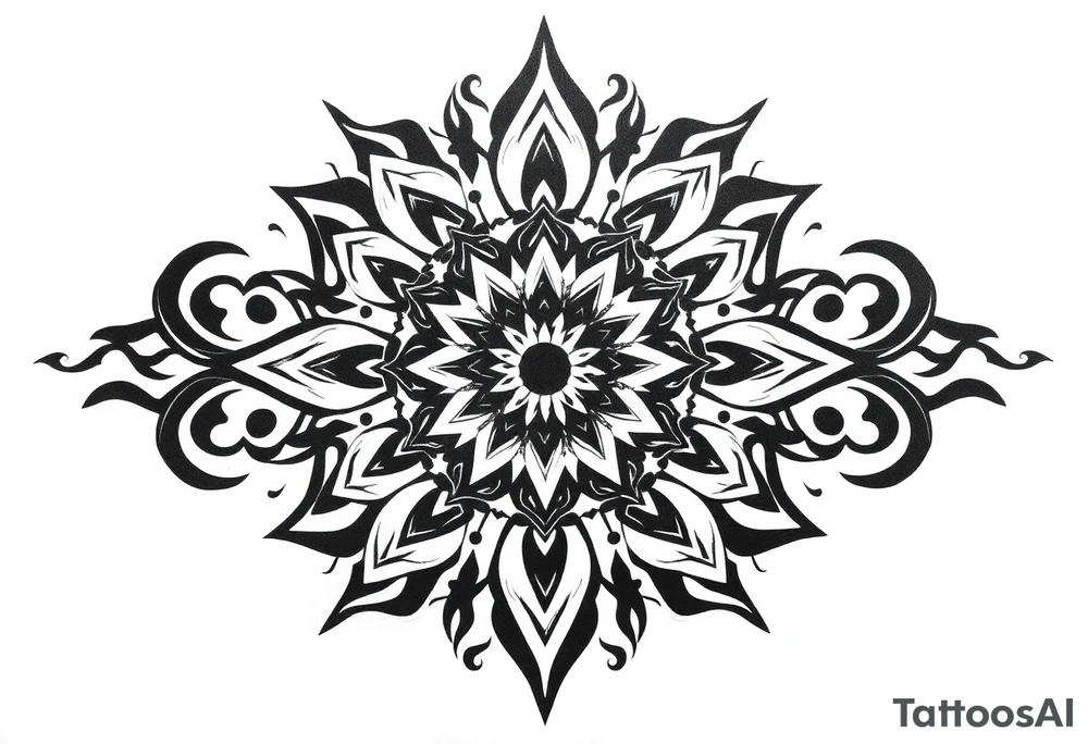 mandala tattoo idea