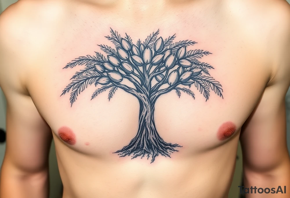 Breadfruit tree in iao valley maui tattoo idea