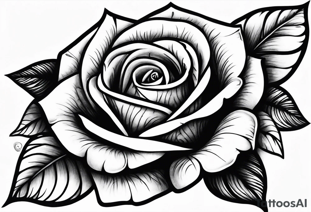 Rose pedals tattoo idea