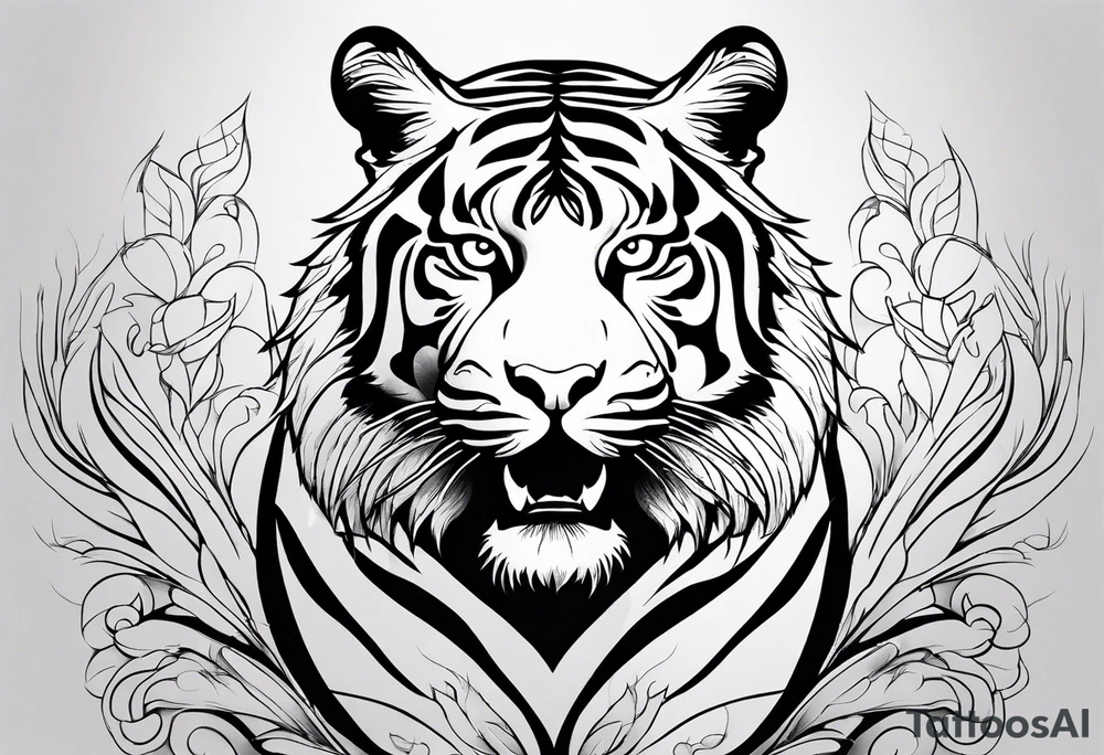 tiger tattoo idea