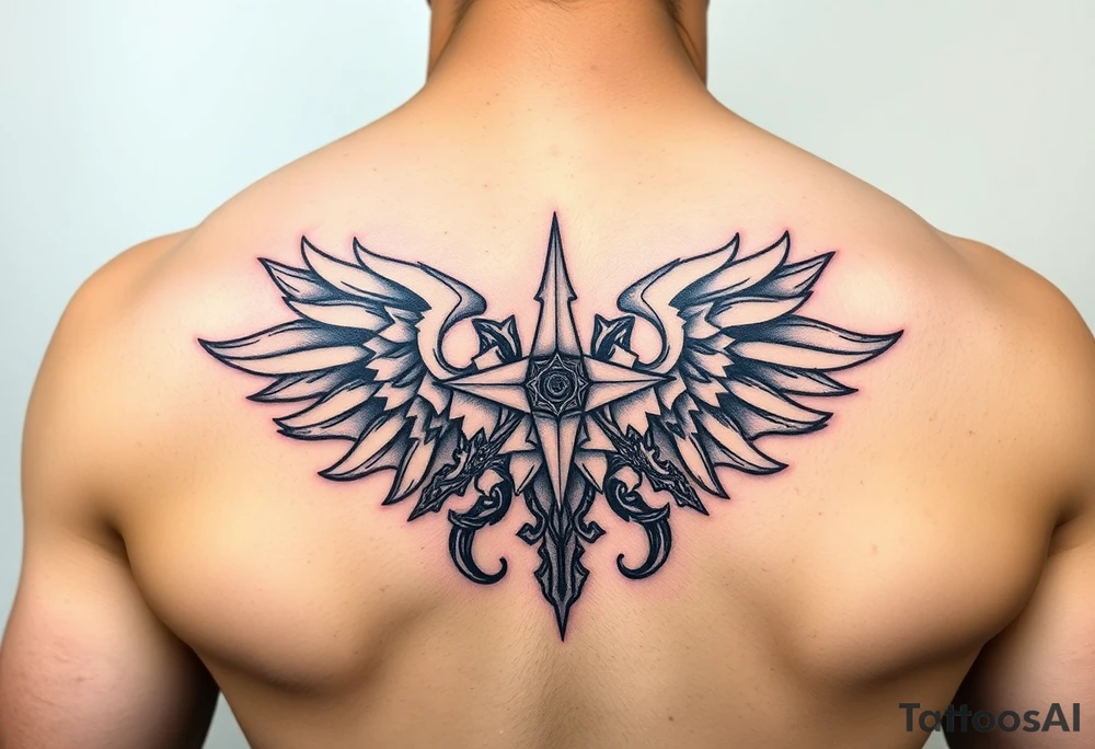 Symbol of strength tattoo idea