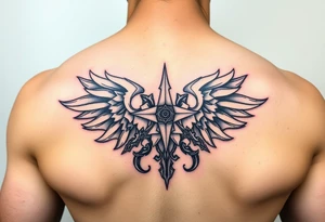 Symbol of strength tattoo idea