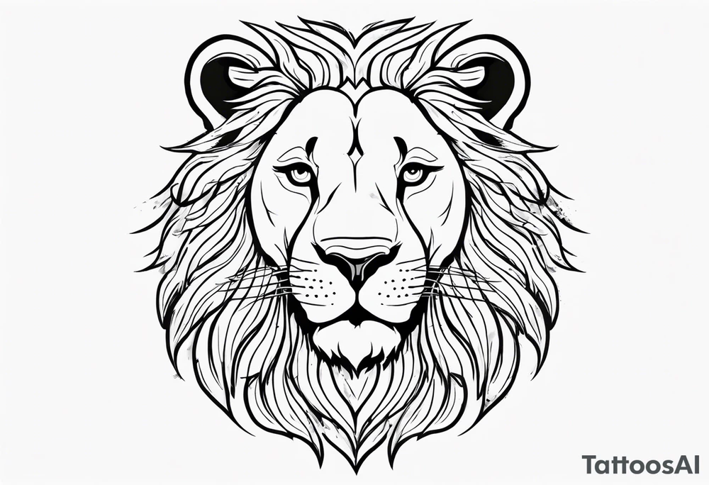 mom of 3 lion pride tattoo idea