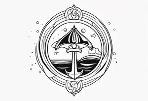 Ocean, Aries, trauma survivor tattoo idea