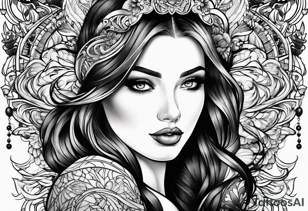Sultry tattoo idea