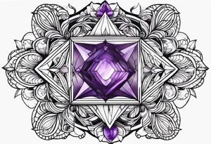 amethyst tattoo idea