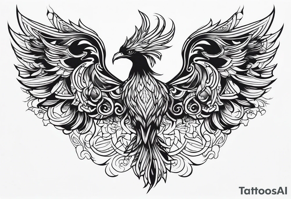 phenix tattoo idea