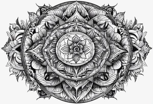 Dragon Mandala tattoo idea