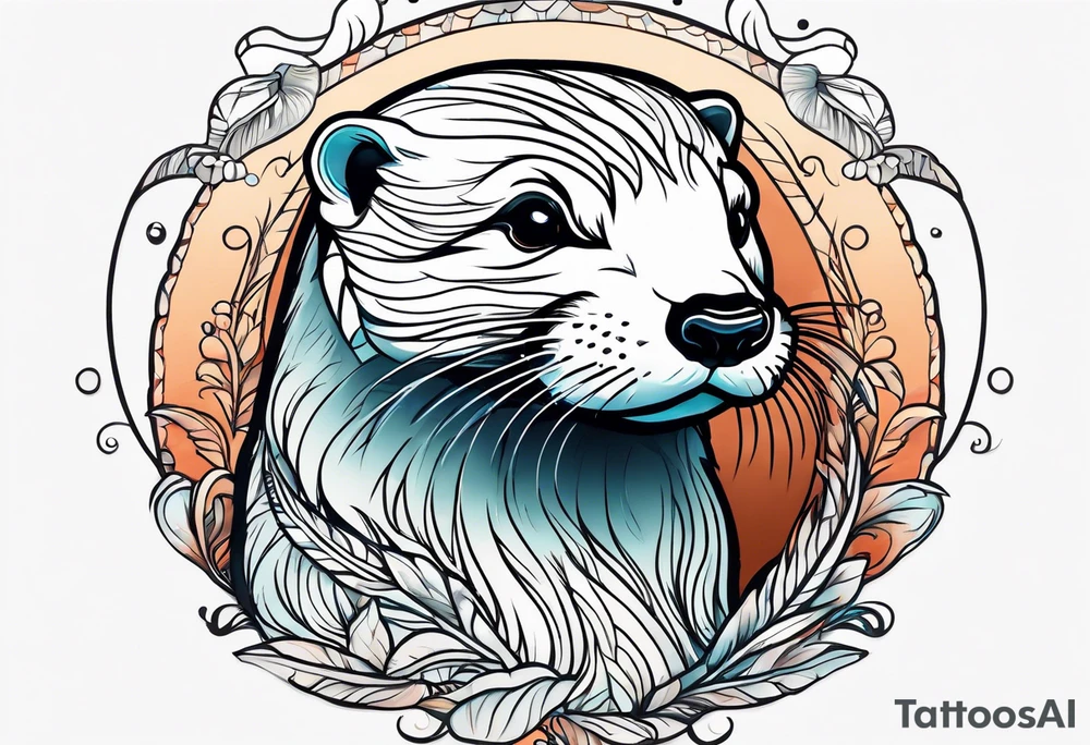 Otter tattoo idea