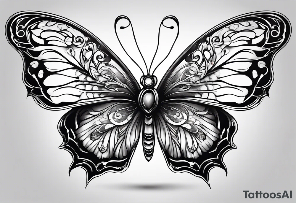 butterfly tattoo idea