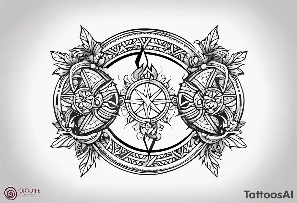 Gemini astrology symbol tattoo idea