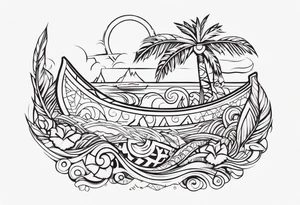 Polynesian maui hook tattoo tattoo idea