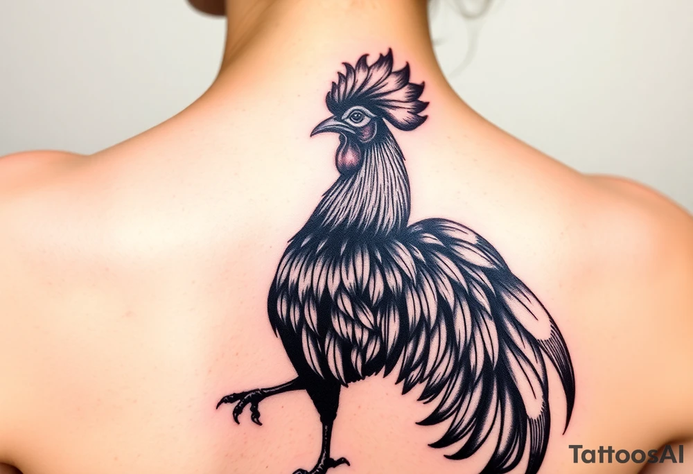 Beautiful big black cock tattoo idea