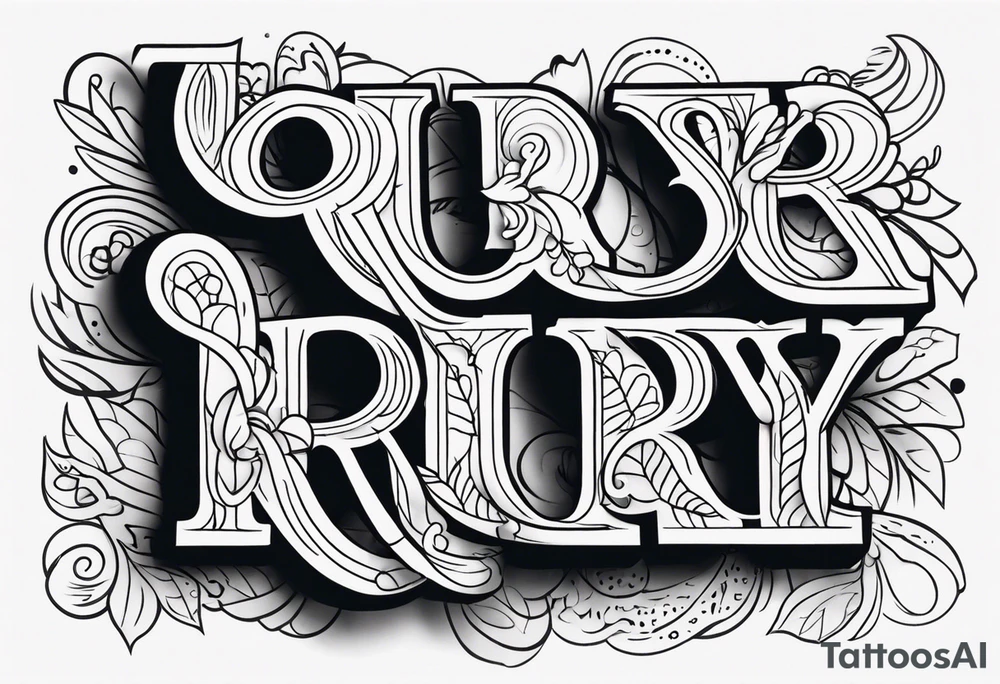 R u b y  🐾 tattoo idea