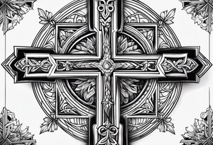 A cross tattoo idea