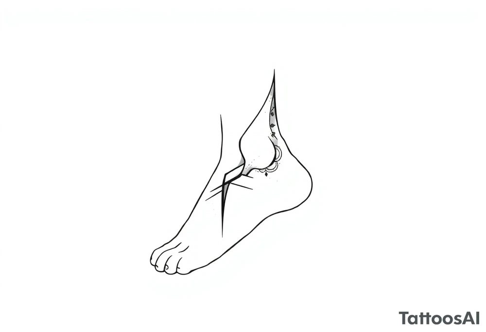 ankle tattoo on the ankle tattoo idea
