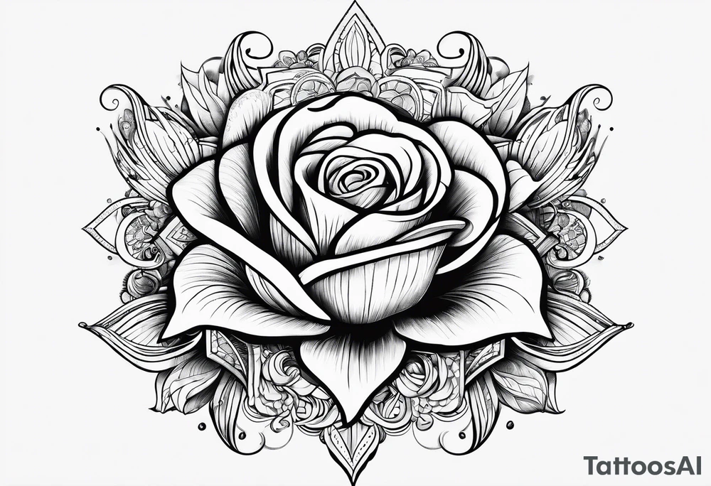 quote about self love in cursive tattoo idea