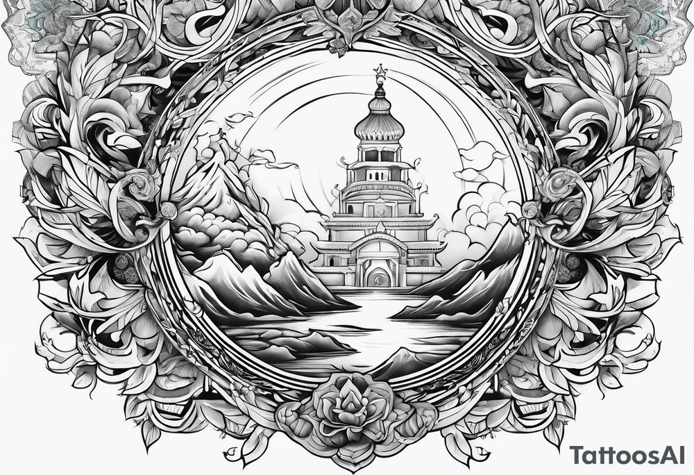 Hand of god tattoo idea