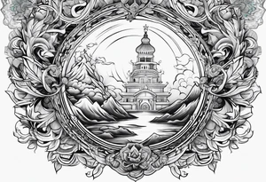 Hand of god tattoo idea
