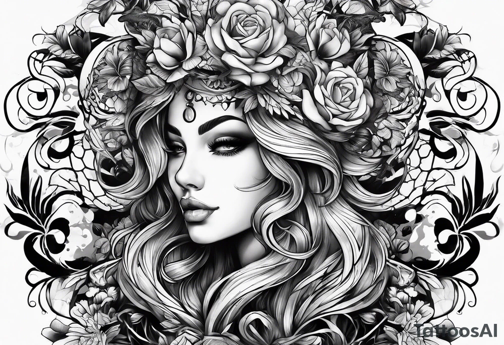 Strong muscles tattoo idea