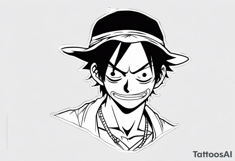 Luffy from one piece arm sleeve tattoo tattoo idea